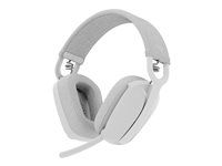 Náhlavní souprava - plná velikost - Bluetooth - bezdrátový - bělavá