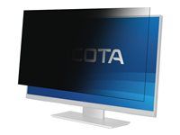 Filtr displeje ke zvýšení soukromí - bočně montovaný, univerzální (16:9) - dvoucestné - odstranitelné - zasunutí/lepení - 19.5" - černá