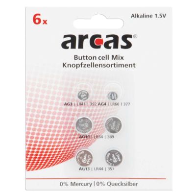 ARCAS Baterie 1xAG3/1xAG4/2xAG10/2xAG13