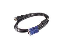 Kabel klávesnice / videa / myši (KVM) - USB, HD-15 (VGA) do HD-15 (VGA) - 1.83 m - černá - pro P/N: AP5201, AP5202, AP5808, AP5816, KVM1116R