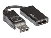StarTech DisplayPort to HDMI Adapter - DP to HDMI - 4K 60Hz (DP2HD4K60S) - Nástroj pro prevod videa - DisplayPort - HDMI - pro P/N: DK30C2DAGPD, TB32DP14, TB32DP2T, TB3DK2DHV, TB3DK2DHVUE