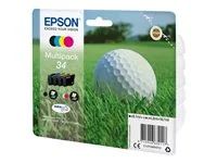 4-balení - černá, žlutá, azurová, purpurová - originální - blistr s RF / akustickým alarmem - inkoustová cartridge - pro WorkForce Pro WF-3720DWF, WF-3725DWF
