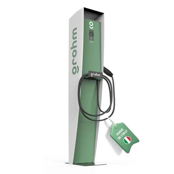 Podlahová kovová skříňka GZ02 pro wallbox Grohm