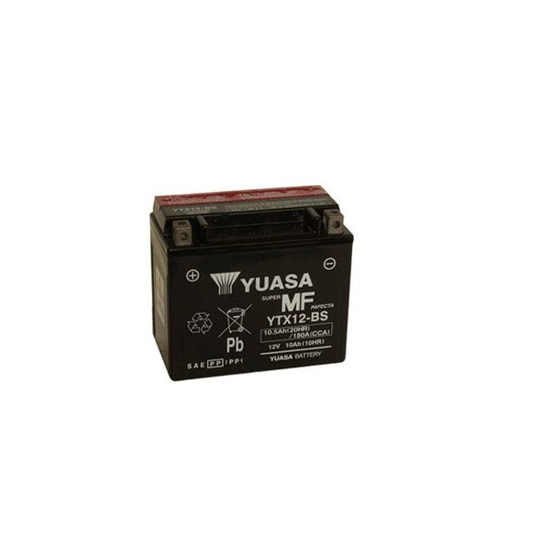 Baterie motocyklová 12V/10Ah YUASA YTX12-BS