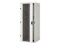 RMA-45-A68-CAX-A1 - 19" stojanový rozvaděč 45U/600x800mm prosklené dveře, IP20 nosnost 800kg světle šedý RAL7035