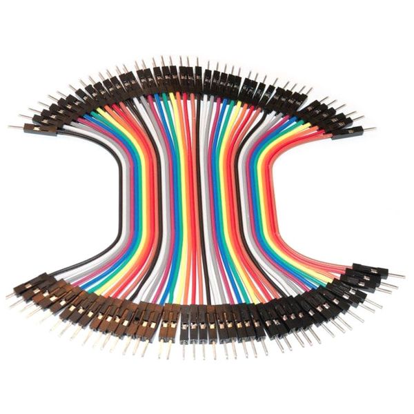 Propojovací vodiče dupont 40pin, l10cm, samec-samec