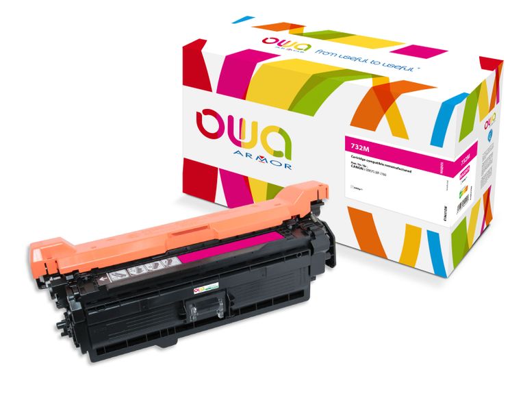OWA Armor toner kompatibilní s CANON CRG-732 M, 6400st, červená/magenta