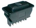 Přepínač kolébkový auto 20A/12VDC prosvětlený