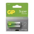 Baterie C (R14) alkalická GP Super 2ks