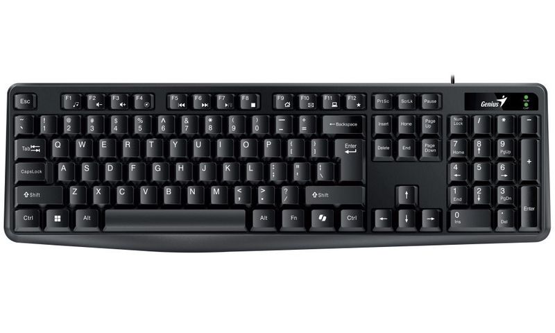Genius KB-117/Drátová USB/CZ-SK layout/Černá