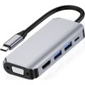 MEGATECH 5v1, Dokovacia stanica, USB-C