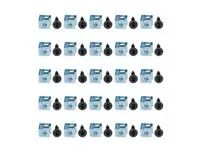 50 Pack - Network Rack Screws and Clip Nuts for Rack Mount Server Cabinet or Enclosure (CLPSCRW1032) - Šrouby a matice pro regál - pro P/N: 2POSTRACK12, 2POSTRACK16, CABSCRWS1032