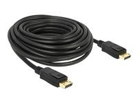 Kabel obrazovky - DisplayPort (M) do DisplayPort (M) - DisplayPort 1.2 - 10 m - černá