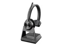 Savi 7300 series - náhlavní souprava - náhlavní - DECT - bezdrátový - adaptér USB-A přes DECT - černá - certifikováno UC