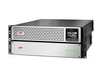 UPS (k montáži na regál) - AC 220/230 V - 2700 watt - 3000 VA - USB, Ethernet 10/100/1000, serial - výstupní konektory: 8 - 4U - 1.83 m kabel - černá, stříbrná - s APC UPS Network Management Card
