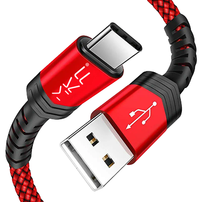 MKF-USB12AC datový a nabíjecí kabel USB A/USB-C, 20W, 2A, opletení, 1,2 m