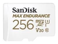 Paměťová karta flash (adaptér microSDXC na SD zahrnuto) - 256 GB - Video Class V30 / UHS-I U3 / Class10 - microSDXC UHS-I
