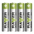 Baterie AAA (R03) alkalická RAVER 4ks