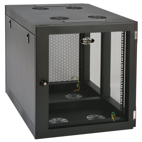 Skříň SmartRack 12U, Š=920mm, Hl=630mm, hloubka pro servery, montáž na stěnu