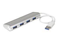 Aluminum and Compact USB Hub (ST43004UA) - Rozbočovač - 4 x SuperSpeed USB 3.0