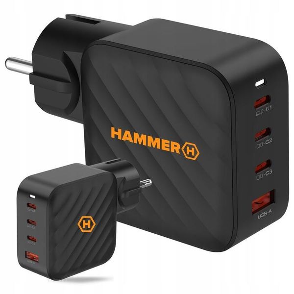 HAMMER Rapidcharge 100W USB adaptér