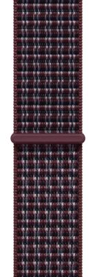 Watch Acc/40/Burgundy Plaid Sport Loop