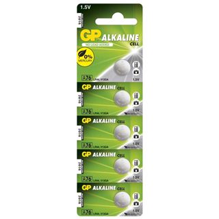 GP Baterie alkalické knoflíkové A76F 5ks 1,5V 110MA