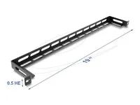 Delock 19  0.5U L-shaped panel 80 mm wit