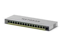 Netgear 16PT gb plus swch w/poe+gs116ep