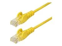 25cm Yellow Slim CAT6 Ethernet Cable - N6PAT25CMYLS