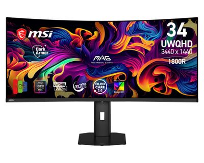 MSI MAG/341CQP X28/34"/QD-OLED/UWQHD/280Hz/0,03ms/Černá/3R