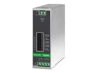 UPS (montovatelný na DIN kolejnici) - 10A - DC 24 V - 240 watt - baz baterie - výstupní konektory: 1 - kovově šedá