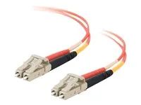 Síťový kabel - multirežim LC (M) do multirežim LC (M) - 20 m - 20 m - optické vlákno - duplex - 50 / 125 mikron - OM2 - neobsahuje halogen - oranžová