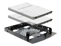 Bay adaptér pro datový sklad - 3,5" na 2,5" - černá