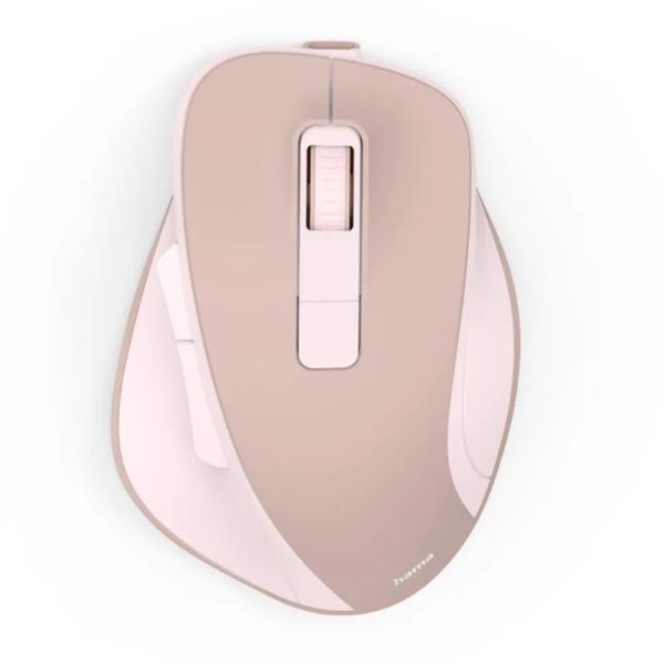 HAMA WM-500, Ergonomická bezdrátová myš, růžová