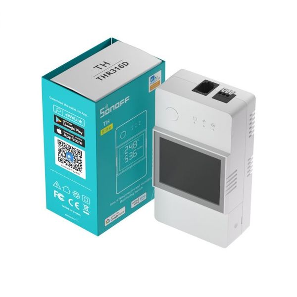 SONOFF TH316D Elite, eWeLink Termostat s displejem
