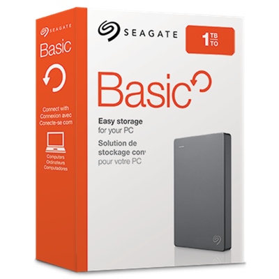 SEAGATE Basic Portable 2,5" USB3.0 1TB, šedý