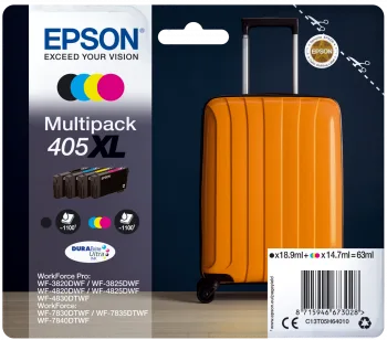 Epson Multipack 4 Colours 405XL DURABrite Ultra Ink