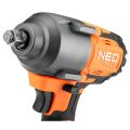 NEO TOOLS 850Nm Rázový uťahovák 18V, ENERGY+ 1/2"