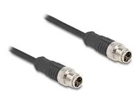 M12 Cable X-coded 8 pin male to male PVC