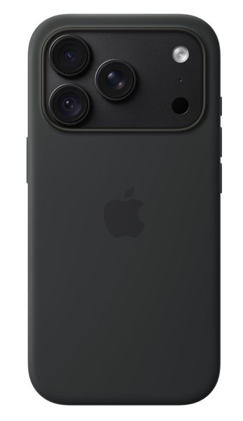 iPhone 18 Pre Silicone Case with MS - Black