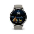 GARMIN VENU 4, Chytré hodinky, Silver + Gray 45