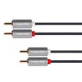 Kabel 2x Cinch konektor/2x Cinch konektor 5m KRUGER & MATZ KM1212 Basic