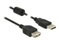 Prodlužovací šňůra USB - USB (M) do USB (F) - USB 2.0 - 3 m - černá