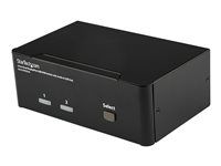 2 Port - USB 2.0 Hub - Audio and Microphone - DP KVM Switch (SV231DPDDUA) - Přepínač KVM / audio - 2 x KVM / zvuk - 1 místní uživatel - desktop - pro P/N: IM12D1500P, SVA12M2NEUA, SVA12M5NA
