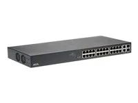 Přepínač - řízený - 24 x 10/100/1000 (PoE+) + 2 x combo Gigabit SFP (uplink) - desktop, Lze montovat do rozvaděče - PoE+ (370 W) - pro AXIS A1610, C1410, D3110, M3067, P1385, P1455, W400; Camera Station S1216, S1232, S1296