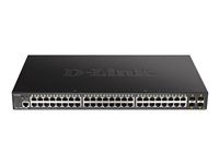 Přepínač - L3 Lite - inteligentní - 48 x 10/100/1000 (PoE) + 4 x 10 Gigabit SFP+ - Lze montovat do rozvaděče - PoE (370 W)
