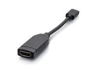 HDMI kabel - 19 pin mini HDMI Type C s piny (male) pájený do HDMI se zdířkami (female) pájený - černá - podporuje 4K, podpora 4K30Hz, podpora 1080p