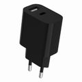 GEMBIRD TA-UC-2AC12-01-BK, Nabíječka, U/USB-C, 12W