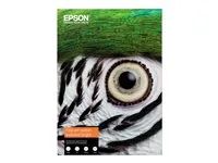 Bavlna - texturovaný matný - 515 mikronů - jasně bílá - A2 (420 x 594 mm) - 300 g/m² - 25 listy bavlněný papír